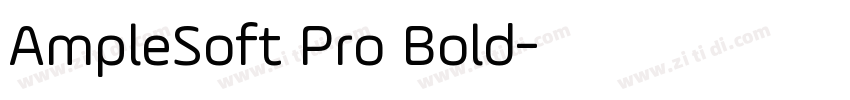 AmpleSoft Pro Bold字体转换